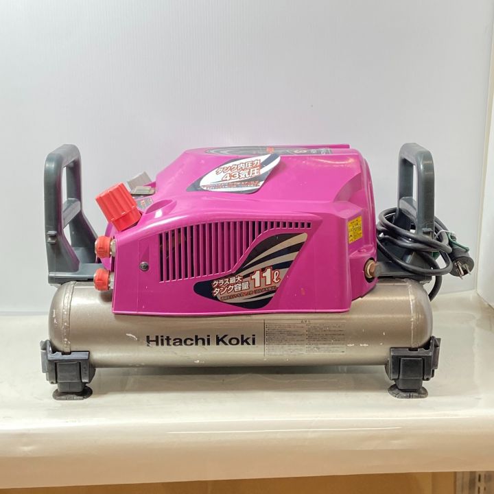 HITACHI 日立 日立工機高圧エアコンプレッサ EC1443H ショッキングピンク｜中古｜なんでもリサイクルビッグバン