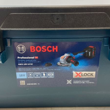  BOSCH ボッシュ コードレスディスクグラインダー　18V GWX18V-10SC ブルー