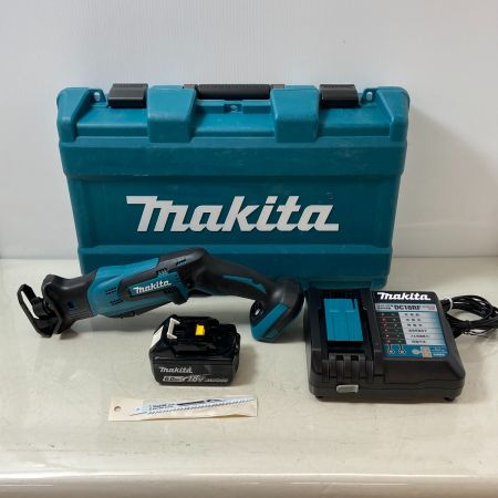  MAKITA マキタ 電動工具　 レシプロソー　充電器・充電池1個・ケース付　 JR184DT ブルー