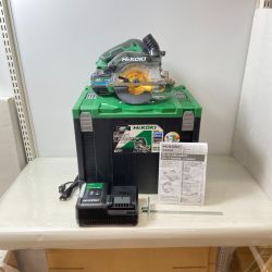 ΦΦ HiKOKI ハイコーキ 電動工具　丸のこ　充電器・充電池1個・ケース付 C3605DYC グリーン Bランク