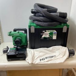 ΦΦ HiKOKI ハイコーキ  電動工具　集塵機　充電器・充電池1個・ケース・ホース・袋付　 R3640DA グリーン Bランク