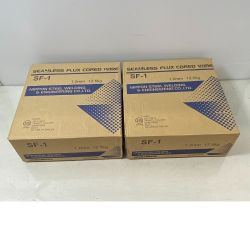 ΦΦ 日鉄溶接工業 【未使用品】日鉄溶接工業　フラックス入りワイヤ　2箱セット SF-1 Sランク