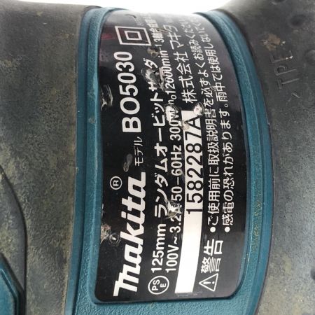 €€ MAKITA マキタ 125mm　ランダムオービットサンダ BO5030 ブルー