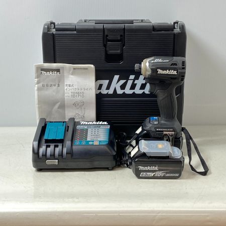  MAKITA マキタ 充電式インパクトドライバ　18V TD171DRGX ブラック