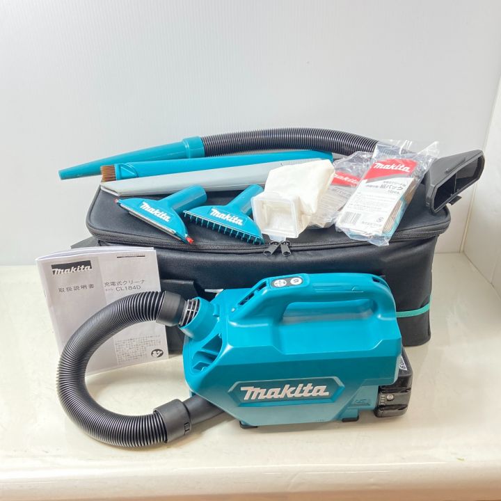 Makita CL184D コードレス掃除機 中古 マキタ CL184D MAKITA マキタ 充電式クリーナ 18V CL184D ブルー