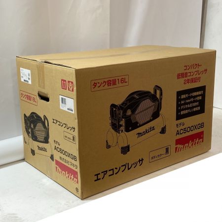  MAKITA マキタ 【未開封品】エアコンプレッサ AC500XGB ブラック