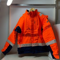 ΦΦ XEBEC 工具関連用品　防水　防寒　ブルゾン上下セット オレンジ Aランク