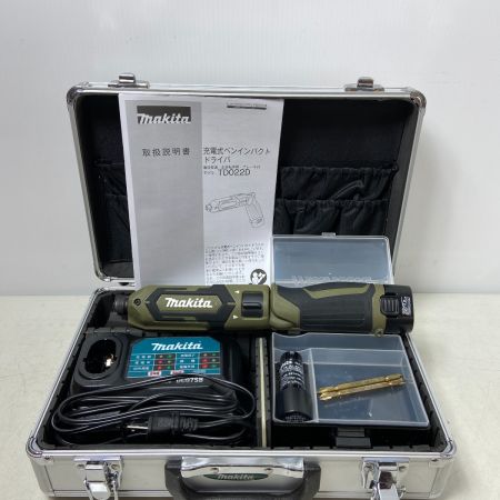  MAKITA マキタ  電動工具　インパクトドライバ　充電器・充電池1個・ケース付  TD022DSHXO オリーブ