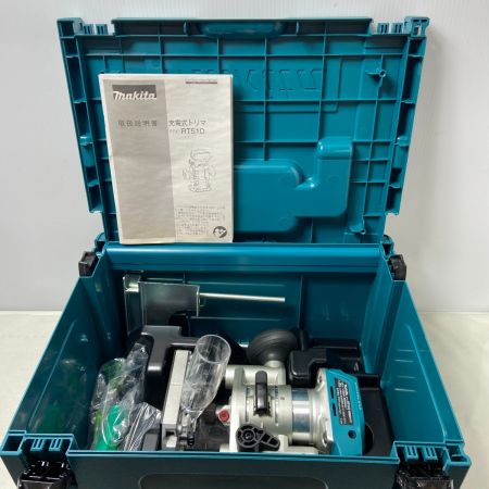  MAKITA マキタ 電動工具　トリマー　 ガイド・ケース付  RT51D ブルー