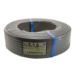 ☆☆ 弥栄電線 電材 VVFケーブル 3芯×1.6mm×長さ100m 2025年2月製造 未使用 Sランク