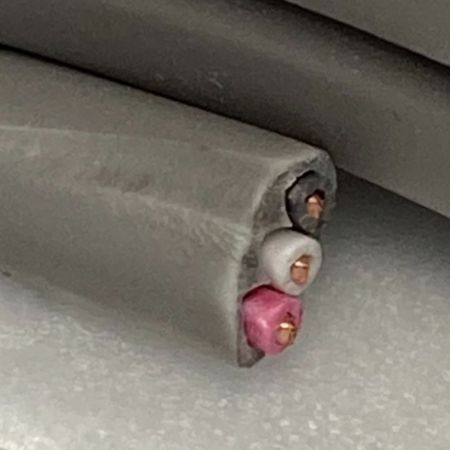  弥栄電線 電材 VVFケーブル 3芯×1.6mm×長さ100m 2025年2月製造 未使用