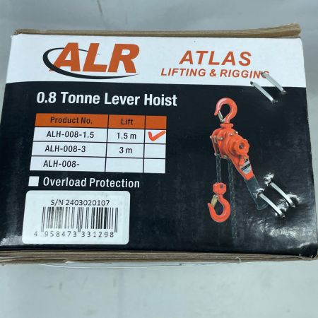 ALR レバーホイスト ALH-008 0.8t