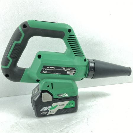  HiKOKI ハイコーキ 36V コードレスブロワ マルチボルトバッテリ1個付属 ※充電器なし RB36DB グリーン