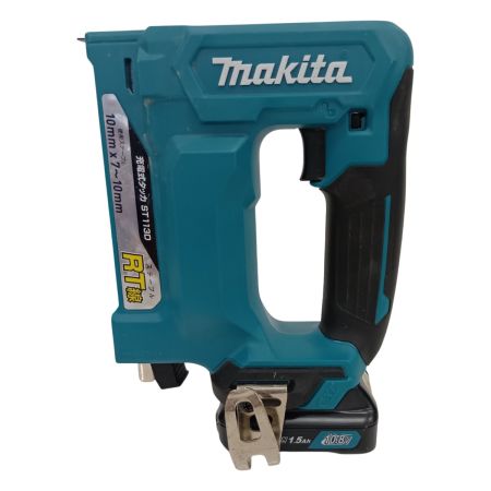 MAKITA マキタ ST113D ブルー 工具 電動工具 充電式タッカ 程度B 充電器・充電池2個・ケース付 コードレス式 10.8v 1.5Ah