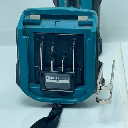 MAKITA マキタ インパクトドライバ  TD001G ブルー 本体のみ コードレス式 40v 1748 傷や汚れあり