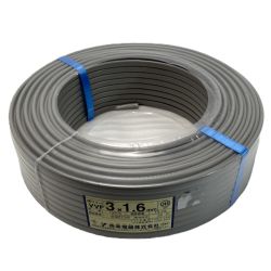 ☆☆ 弥栄電線 電材 VVFケーブル 3×1.6mm×長さ100m 3芯(黒・白・赤) 2024年10月(令和6年)製造 Sランク