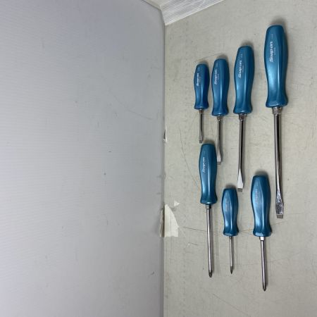  Snap-on スナップオン ドライバーセット　7本 SDDX70APB スカイブルー