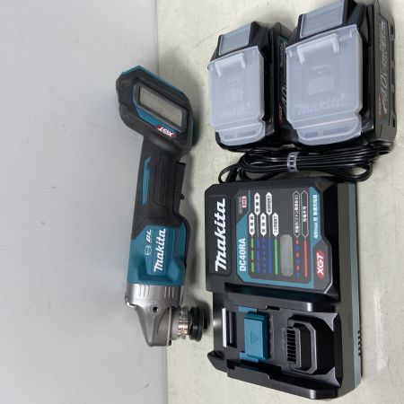  MAKITA マキタ ディスクグラインダー　40v 4.0Ah GA020GRMX ブルー