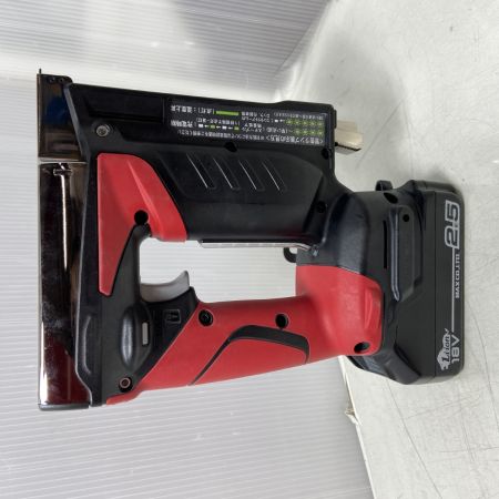  MAX マックス 電動タッカ  充電池1個付 TG-Z4 レッド