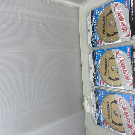  HiKOKI ハイコーキ 工具消耗品 　ダイアモンドカッター　未使用品(S) 3枚セット 0033-1409