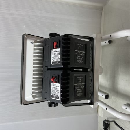  NICHIDO 投光器　充電池2個・充電ケーブル付 チャージライトマルチ BAT-HRE30S ホワイト