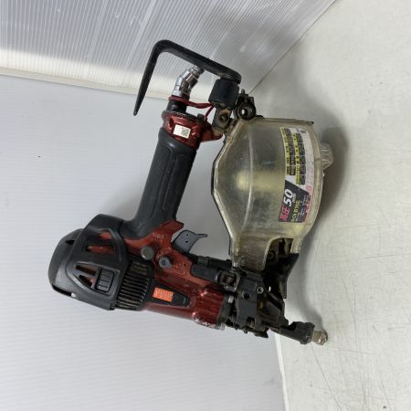  MAX マックス エアツール　エア釘打ち　ケース付 高圧 HN-50N3 ブラック×レッド