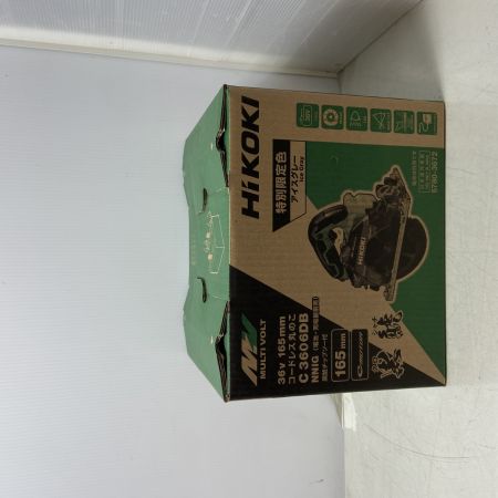  HiKOKI ハイコーキ 切断工具　丸のこ　コードレス式 36v JD401490　箱・取説付 C3606DB アイスグレー