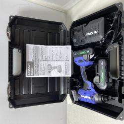 ΦΦ HiKOKI ハイコーキ 電動工具 インパクトドライバ  充電器・充電池2個・ケース付 FWH18DA パープル Aランク