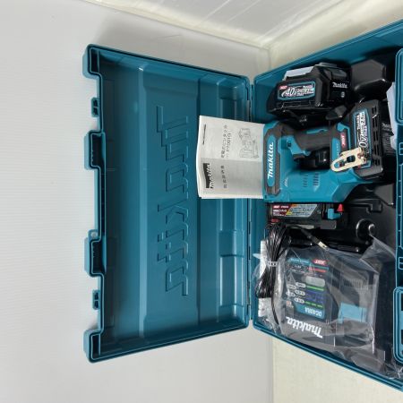  MAKITA マキタ 電動工具　ピンタッカー　充電器・充電池2個・ケース付　未使用品(S) PT001GRDX ブルー