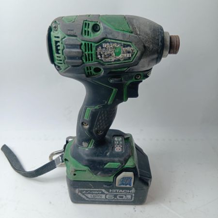 HITACHI 日立  インパクトドライバ　 WH18DDL2 グリーン 充電器・充電池2個・ケース付 コードレス式 18v 6.0Ah