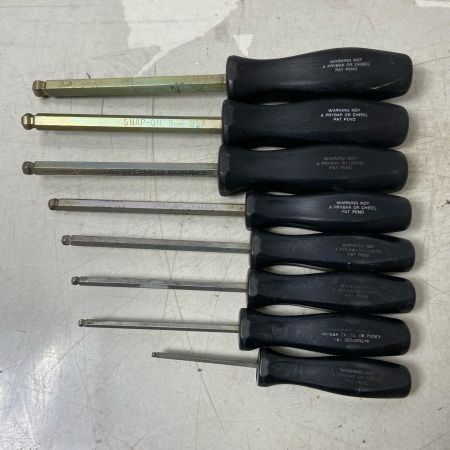  Snap-on スナップオン ハンドツール ボールへクスドライバー SDABM ブラック