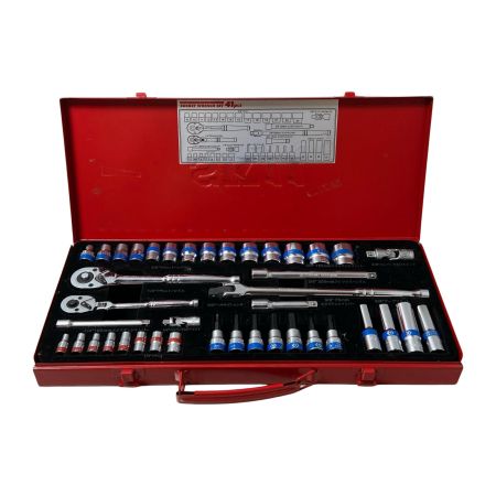  SK11  ハンドツール ソケットレンチセット レッド