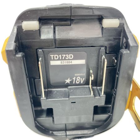  MAKITA マキタ ｲﾝﾊﾟｸﾄﾄﾞﾗｲﾊﾞ TD173DGXPY プレミアムイエロー 未使用品