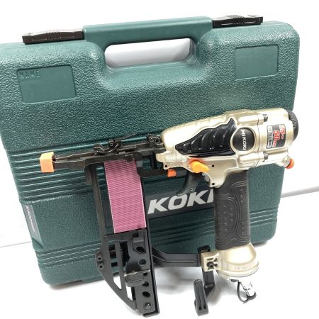  HiKOKI ハイコーキ 25~50mm 常圧エアタッカ ケース付 N5004MF ゴールド