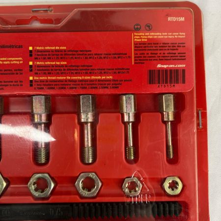 Snap-on スナップオン 工具 ハンドツール タップ・ダイス RTD15M 未使用品