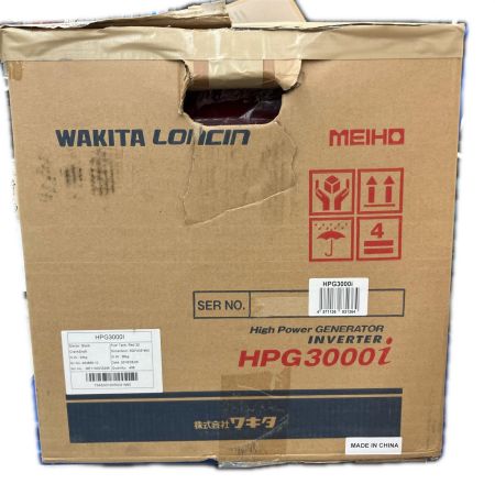 MEIHO メイホー 工具 インバーター発電機 HPG3000i レッド 未使用品