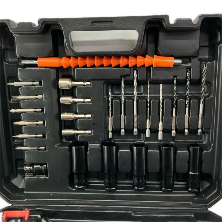 WELINA インパクトレンチ　充電器　バッテリー２個　ケース付 レッド