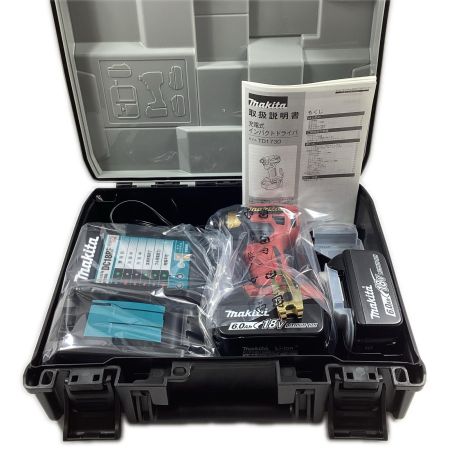 MAKITA マキタ インパクトドライバ TD173DGXPR プレミアムレッド 充電器・充電池2個・ケース付 18v