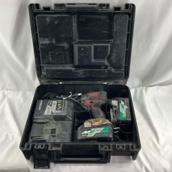 HiKOKI ハイコーキ 締め付け工具 インパクトドライバ  充電器・充電池2個・ケース付  WH36DA ブラウン Cランク