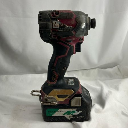 HiKOKI ハイコーキ 締め付け工具 インパクトドライバ  充電器・充電池2個・ケース付  WH36DA ブラウン