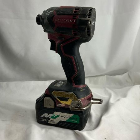 HiKOKI ハイコーキ 締め付け工具 インパクトドライバ  充電器・充電池2個・ケース付  WH36DA ブラウン