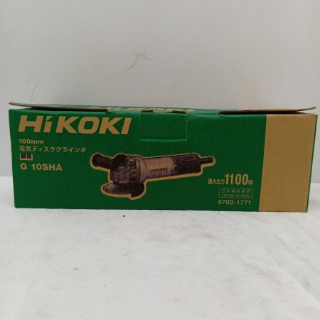 HiKOKI ハイコーキ 100mm コードレスディスクグラインダ  G10SHA グリーン