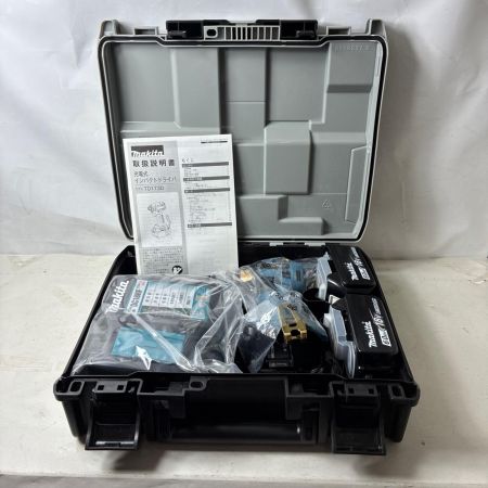 MAKITA マキタ  20周年限定 プレミアムブルー　 18V 充電式インパクトドライバー フルセット  TD173DGXPB プレミアムブルー