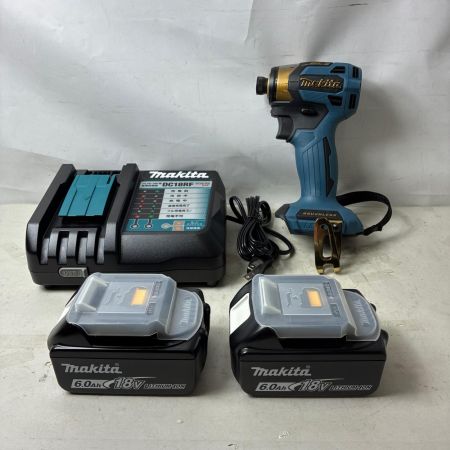 MAKITA マキタ  20周年限定 プレミアムブルー　 18V 充電式インパクトドライバー フルセット  TD173DGXPB プレミアムブルー
