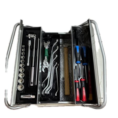 TOP工業 オリジナル工具セット 工具箱付 工具41点セット 日本製  TTS-1000