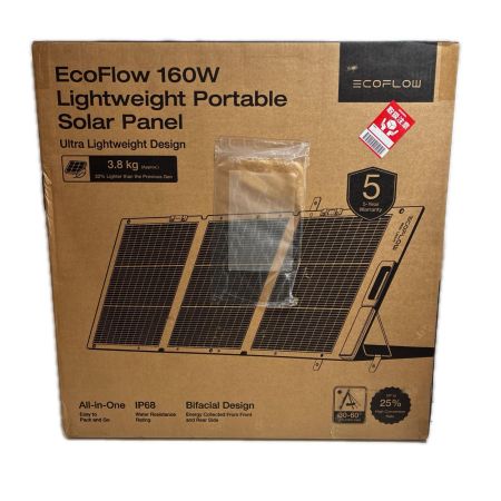 EcoFlow ソーラーパネル EcoFlow 　160W　未使用品