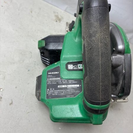 HiKOKI ハイコーキ マルチボルト 36V 125mm充電式丸のこ C3605DA グリーン