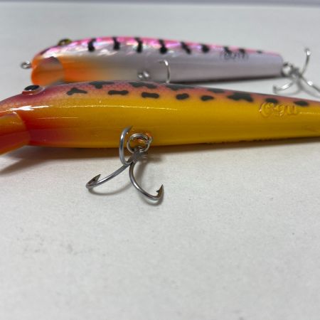 ΨΨ ラインスラック  ルアー　 パニックジャック　 ピンクタイガーウェーブホロ＆レッドイエローコーチドッグ 2点セット