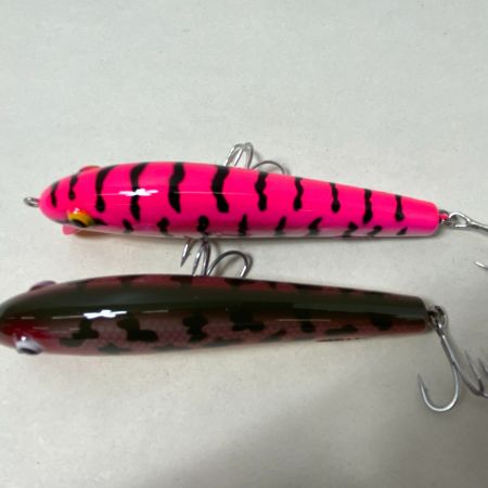 ΨΨ ラインスラック  ルアー　 パニックジャック　 ピンクタイガーウェーブホロ＆レッドイエローコーチドッグ 2点セット