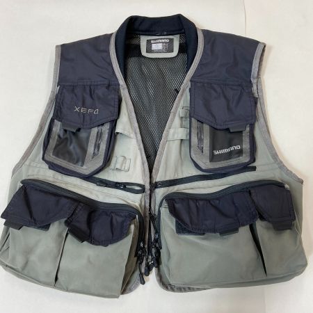 ΨΨ SHIMANO シマノ フィッシィングベスト　XL XEFO 本体のみ グレー